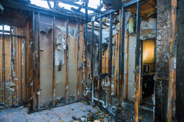 Professional Fire Damage Repair technician working in Riviera Beach, MD